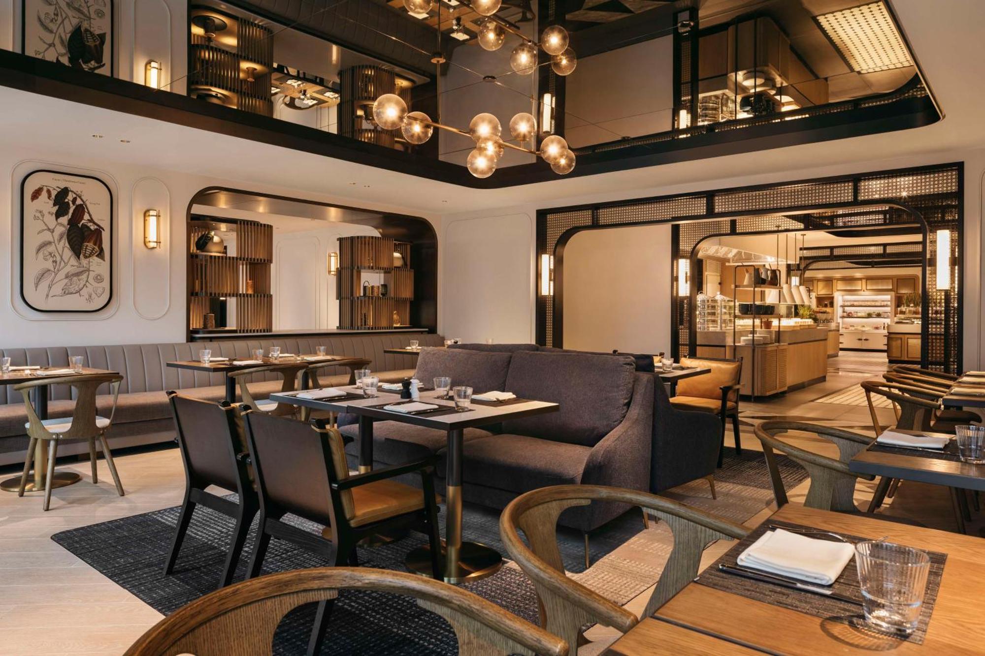 Hilton Singapore Orchard Kültér fotó The interior of the restaurant